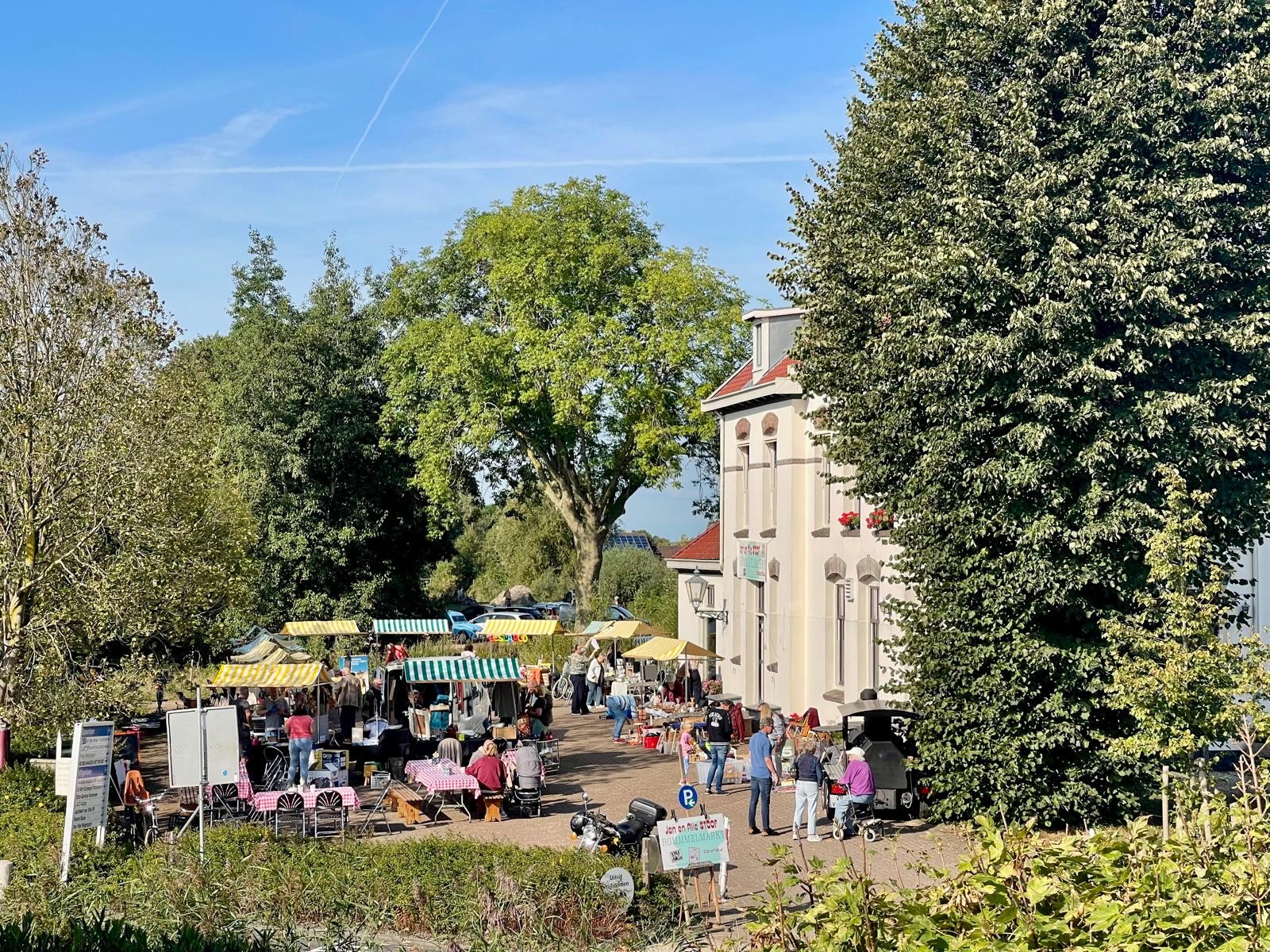 Station Vinkeveen vergaderen in de natuur